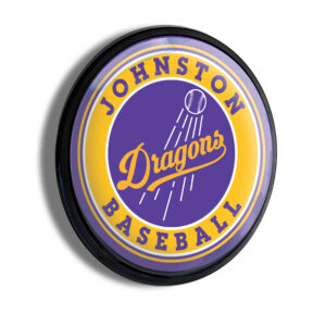 Johnston Baseball - Slimline Lighted Wall Sign
