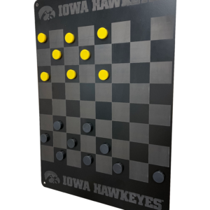 Magnetic Wall Mount Checkers - Iowa Hawkeyes (Click Here for Description)