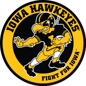 Wood Bar Sign - Iowa Hawkeyes
