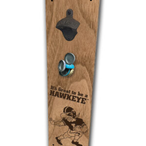 Iowa Hawkeyes Etched Magnetic Bottle Opener
