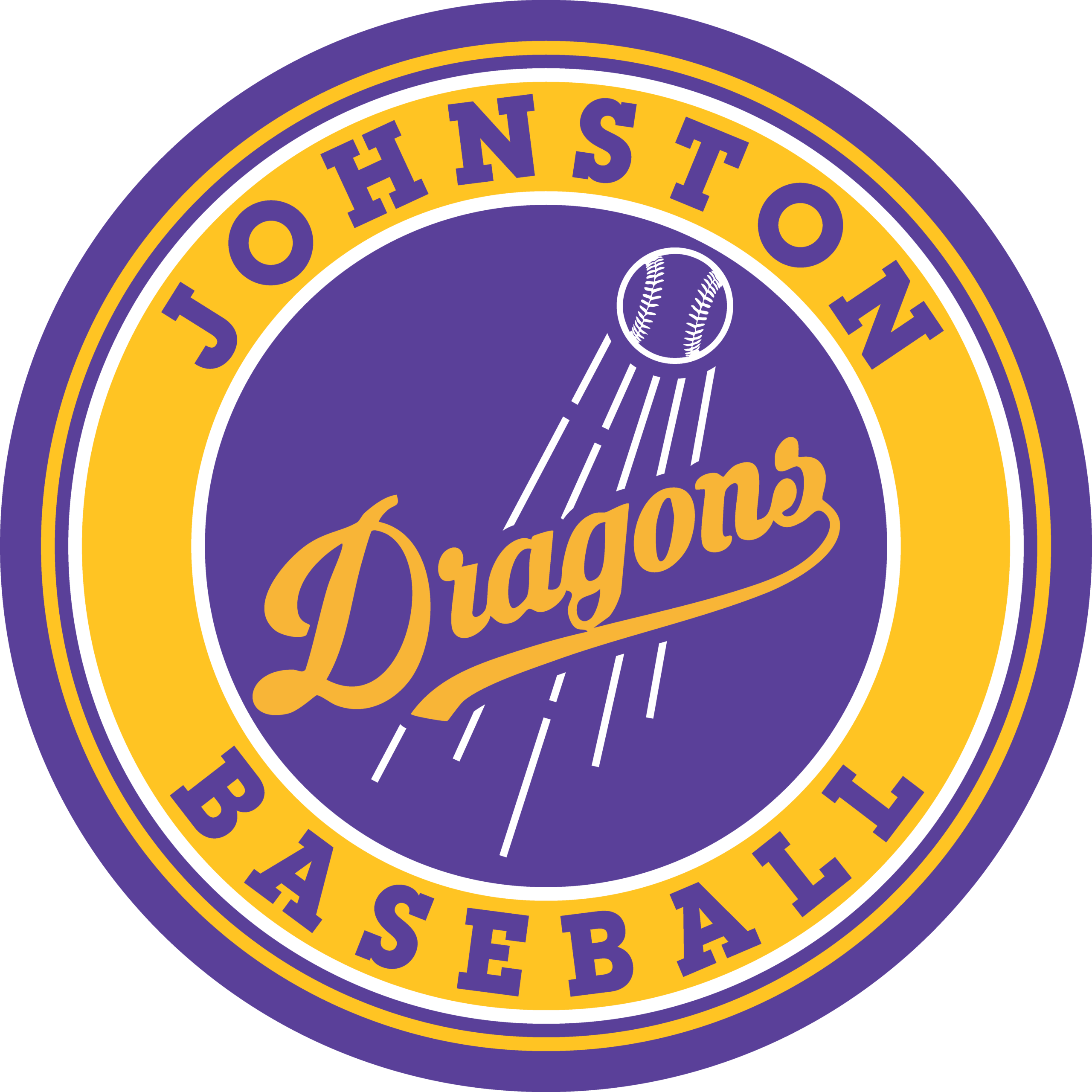 Johnston Baseball - Slimline Lighted Wall Sign