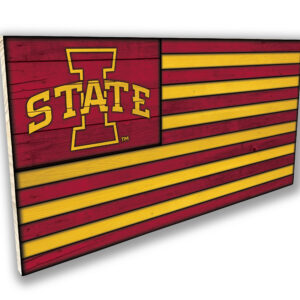 Large Wood Flag - Iowa State Cyclones