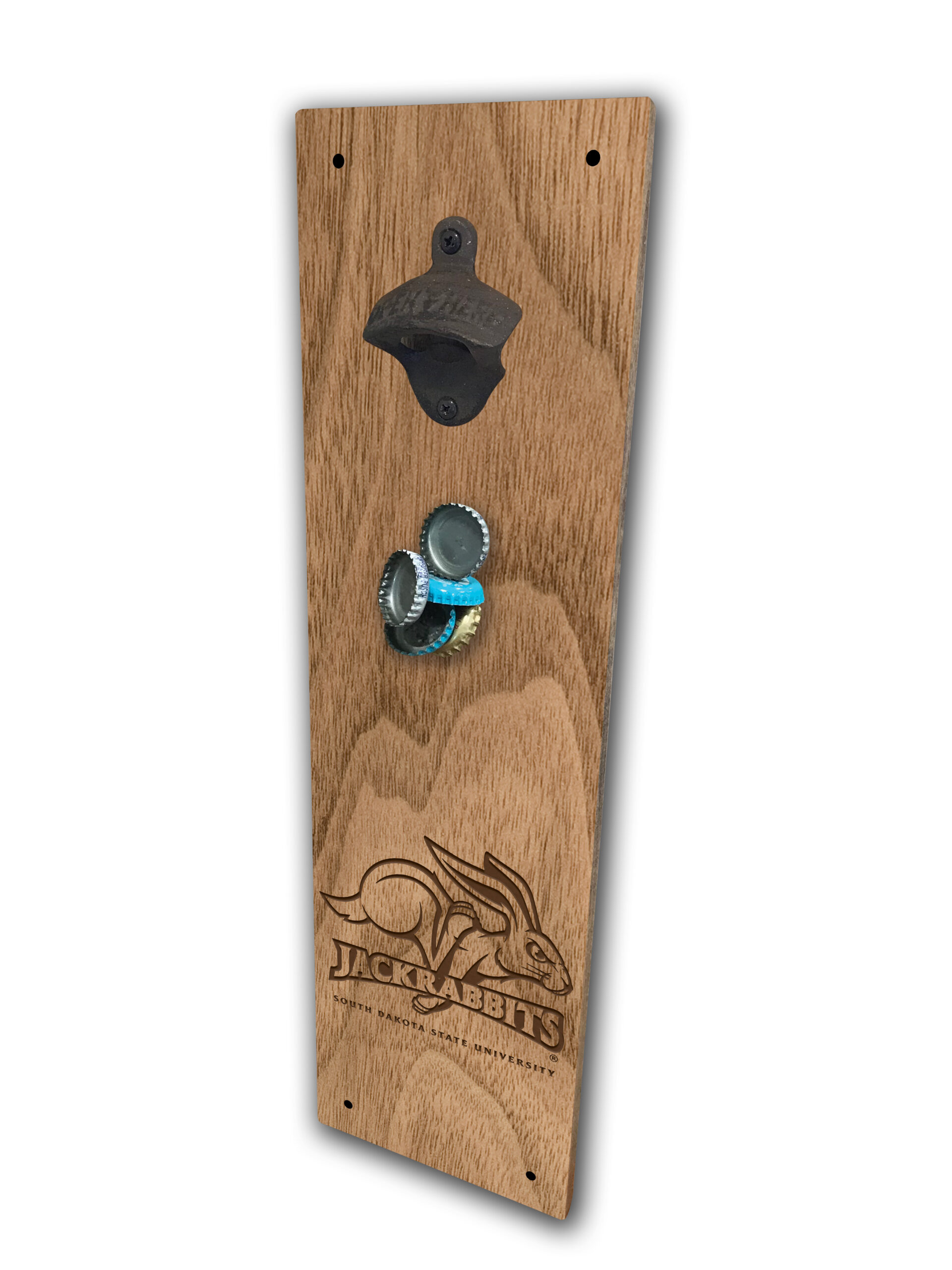 South Dakota State Jackrabbits Etched Magnetic Bottle Opener