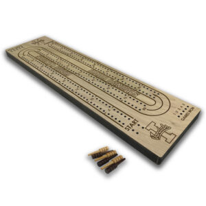 Idaho Vandals Wood Cribbage Board
