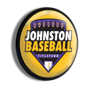 Johnston Baseball State Champs - Slimline Lighted Wall Sign